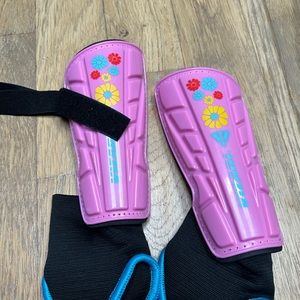 Girls soccer shin guards